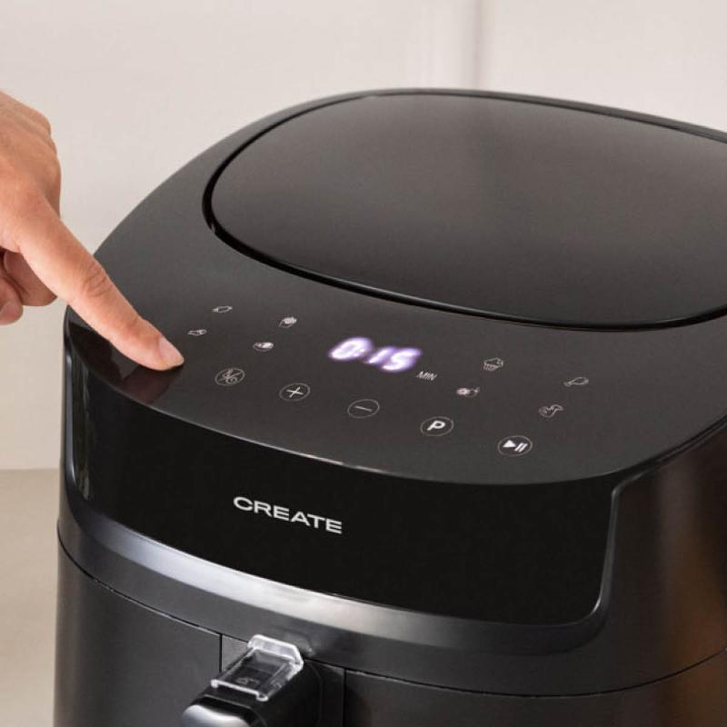 Create Airfryer single kurv 6,2L svart