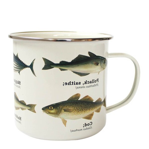 Gift Republic Emaljekopp 50 cl fisk