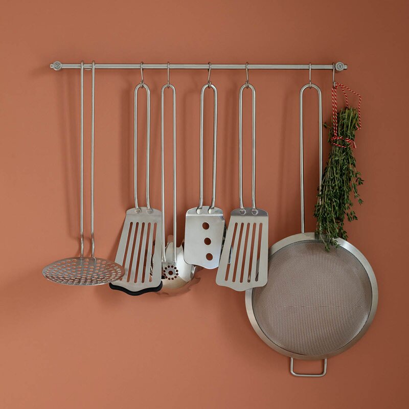 Eva Trio Stekespade med silikon 28 cm børstet stål