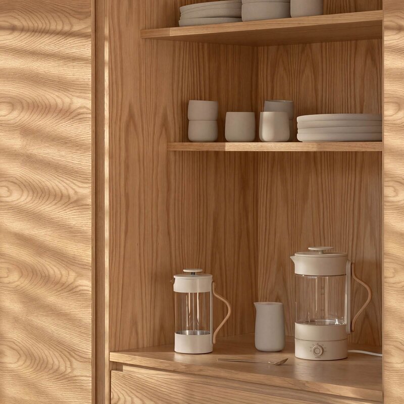 Stelton Emma vannkoker 1,2L clear/sand