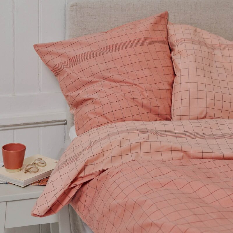 Stelton Soft Home Vibeke Klint sengetøy 140x220 cm/50x70 cm rød