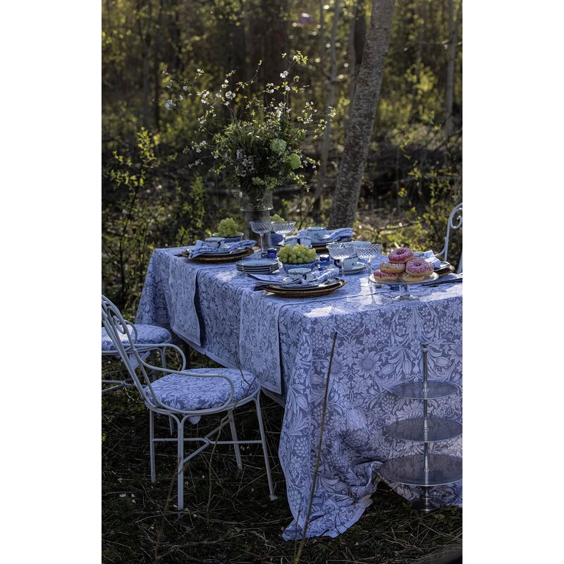 Ekelund William Morris Sunflower duk 150x150 cm mørk blå