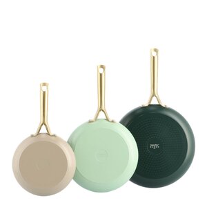 GreenPan Shades keramisk stekepannesett 3 stk 20/24/28 cm Natural