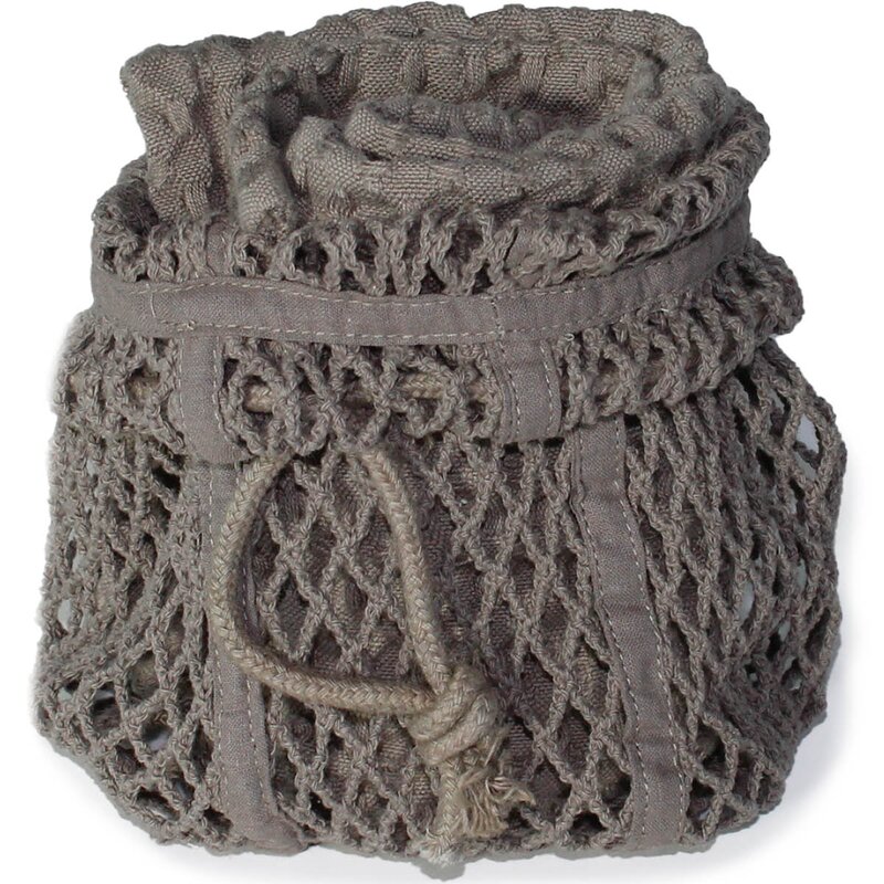 The Organic Company Gjenbrukbar nettpose liten 22x16 cm clay