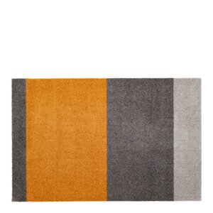Tica Copenhagen Stripes horisontal gulvmatte 90x60 cm dijon/grey