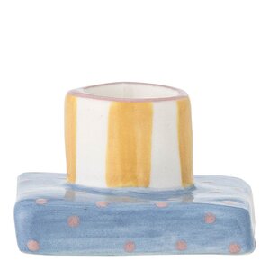 Bloomingville Tacama lysestake 6x6 cm blå