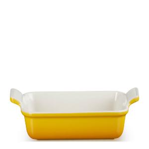 Le Creuset Heritage rektangulært fat 24x19 cm nectar