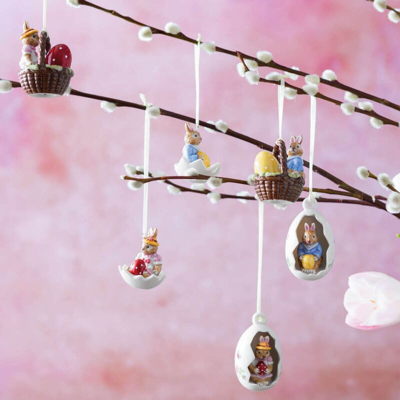 Villeroy & Boch Bunny Tales Anna ornament kurv 6 cm multi