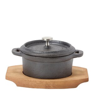 Anders Petter Classic minigryte 10 cm svart/akasie