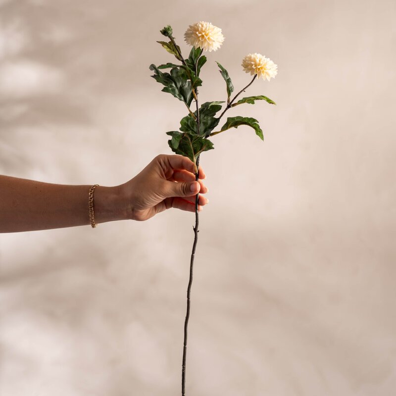 Mr Plant Krysantemum kunstig snittblomst 53 cm krem