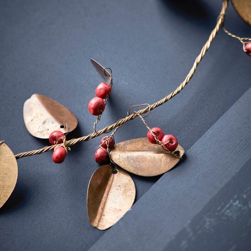 House Doctor Auric krans 12 cm gull