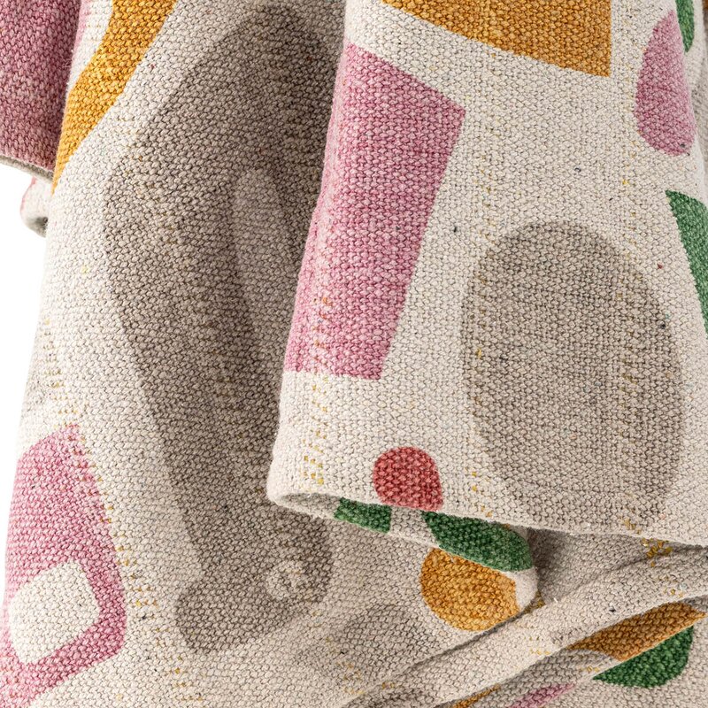 Bloomingville MINI Filur pledd 160x130 cm flerfarget