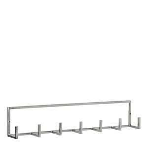 House Doctor Rack knaggstativ i jern 60x8x12 cm sølvfinish