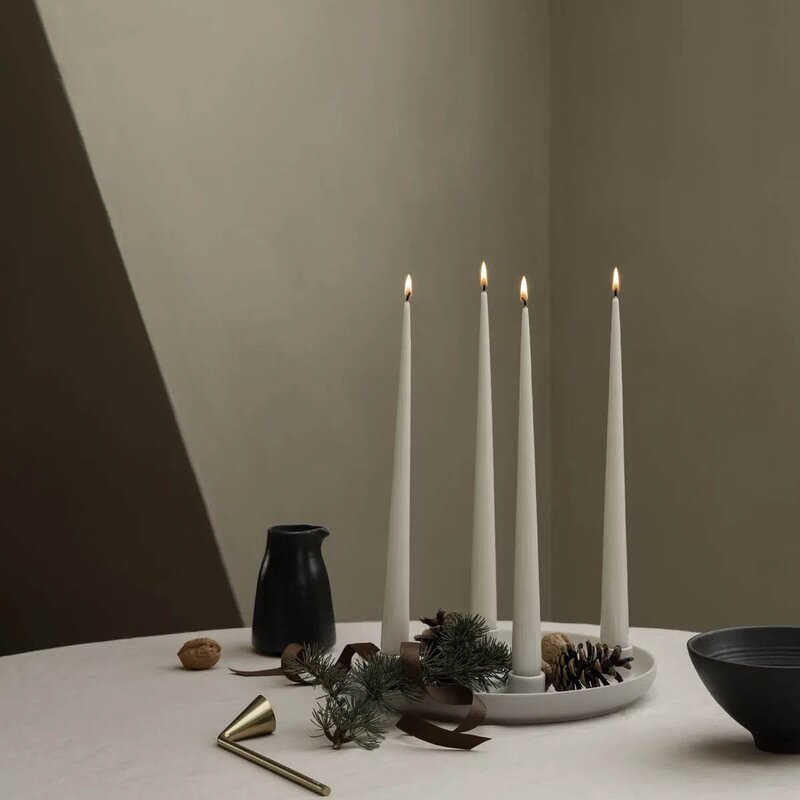 Blomus Vela lysestake 27 cm beige