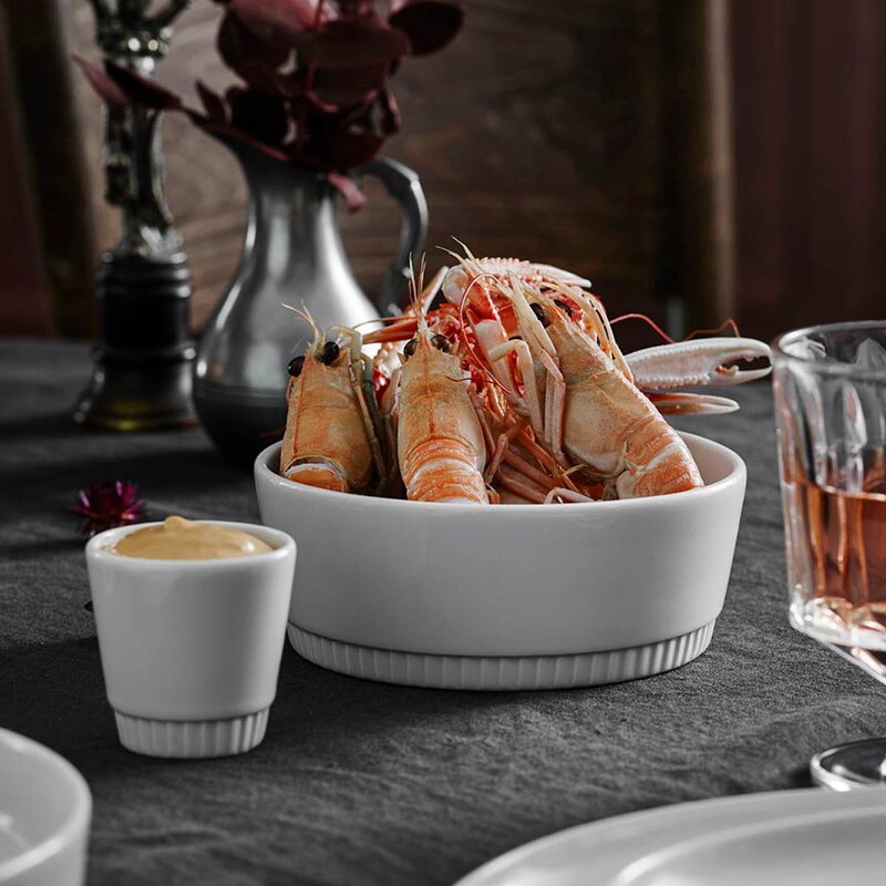 Pillivuyt Toulouse ramekin høy 7,7 cm 18 cl hvit