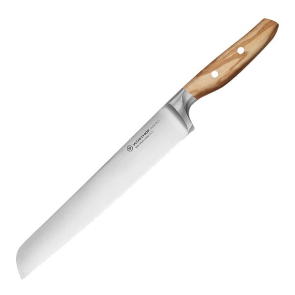 Wüsthof - Amici brødkniv 23 cm dobbelttannet oliventre