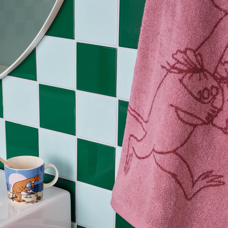 MoominArabia Mummi håndkle 50x70 cm Sniff mauve