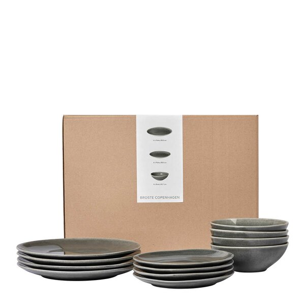 Broste Copenhagen Nordic Rain middagssett 12 deler