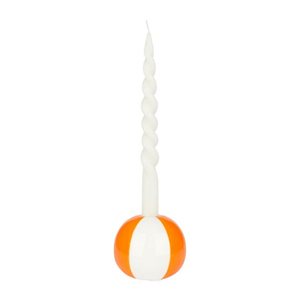 Balvi Floats lysestake 8 cm Beachball oransje