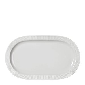 Sagaform Inka serveringsfat 34x20 cm hvit