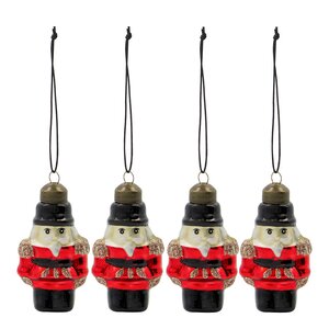 House Doctor Tino julepynt 4 stk rød