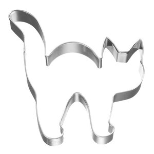 Birkmann Cookie Cutters pepperkakeform halloweenkatt 8 cm rustfritt stål