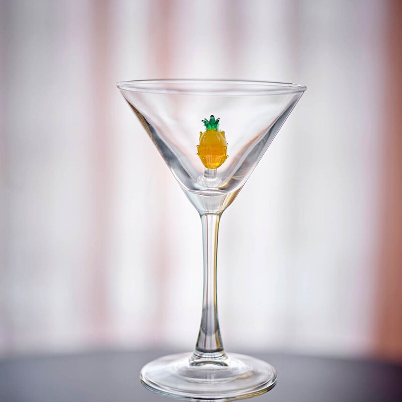 Bloomingville Misa cocktailglass 17 cl klar/gul