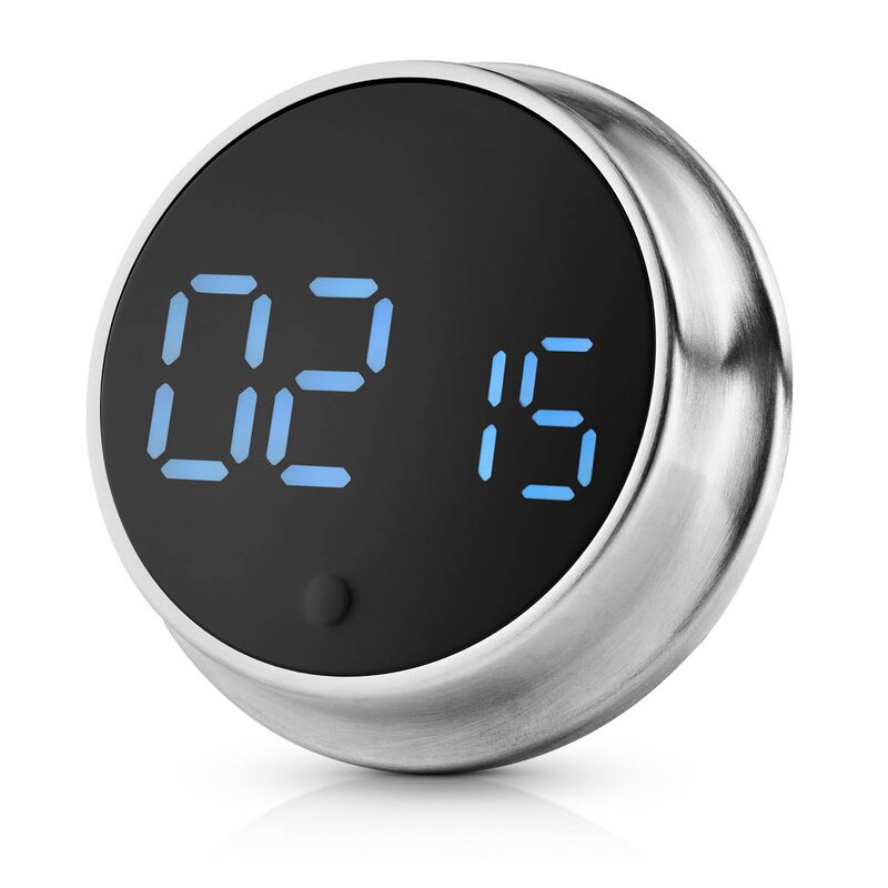 Eva Solo Magnetisk timer 9 cm stål