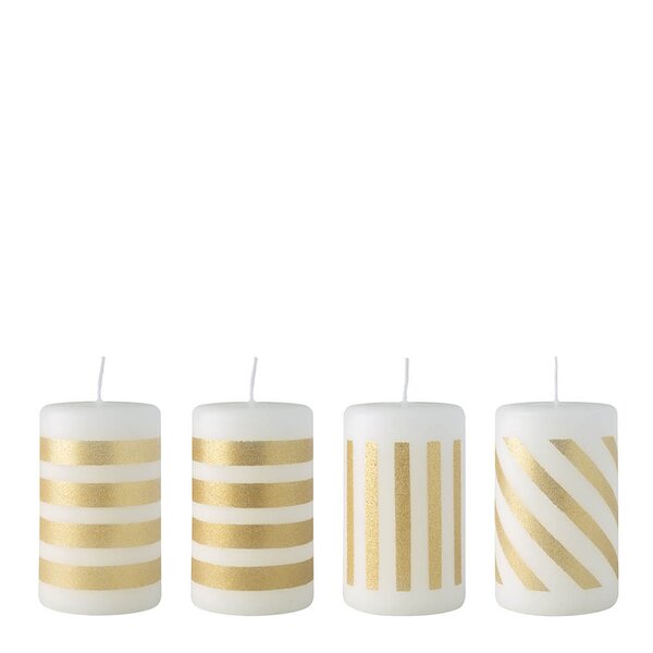 Villeroy & Boch Christmas Chic kubbelys 25 cm 4 stk hvit