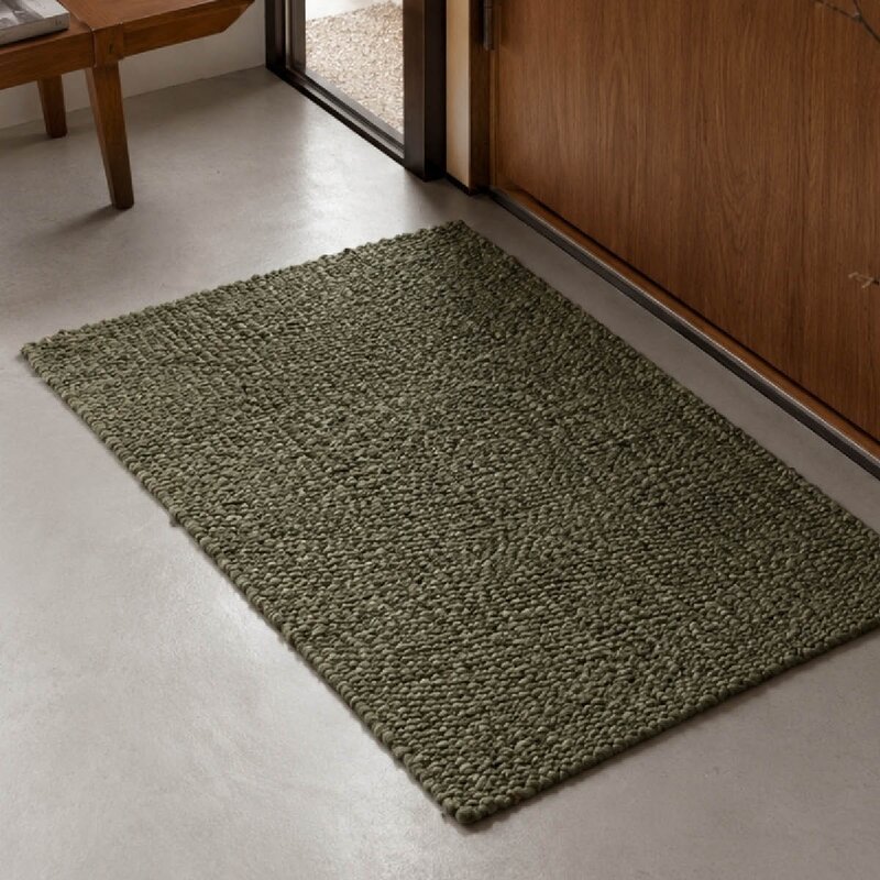 Deco Nord Naset dørmatte 60x90 cm Olive night