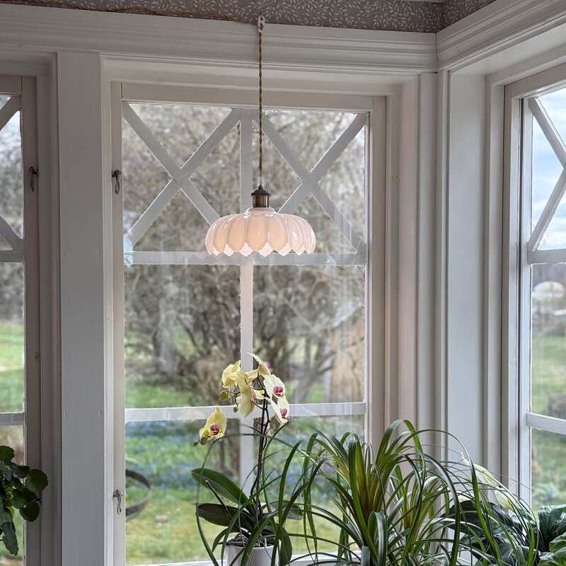 Aneta Lighting Sofia vinduspendel 25 cm antikk/hvit