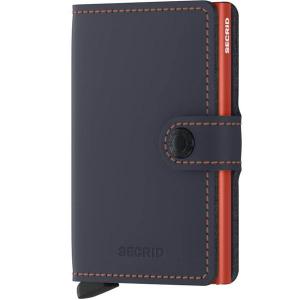 Secrid Miniwallet lommebok m/kortholder blå/orange