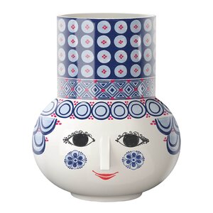 Bjørn Wiinblad Olga vase 20 cm blå