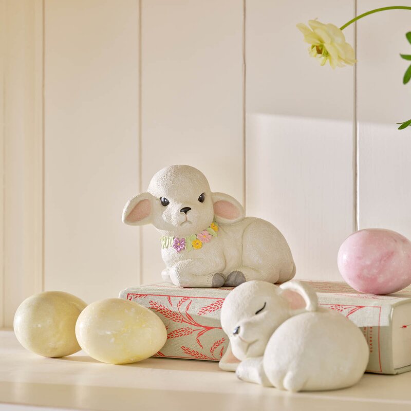 Klarborg Stort lam Lulle figur 11,5 cm