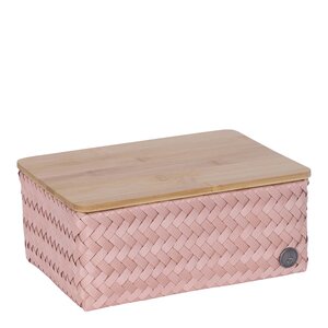 Handed By Top Fit Medium høy oppbevaringskurv m/lokk 24x18x11 cm copper blush