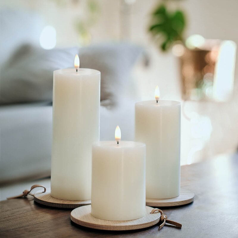 Uyuni Lighting LED kubbelys 10x8 cm nordic white