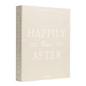 Printworks Fotoalbum Happily Ever After bryllupsalbum beige