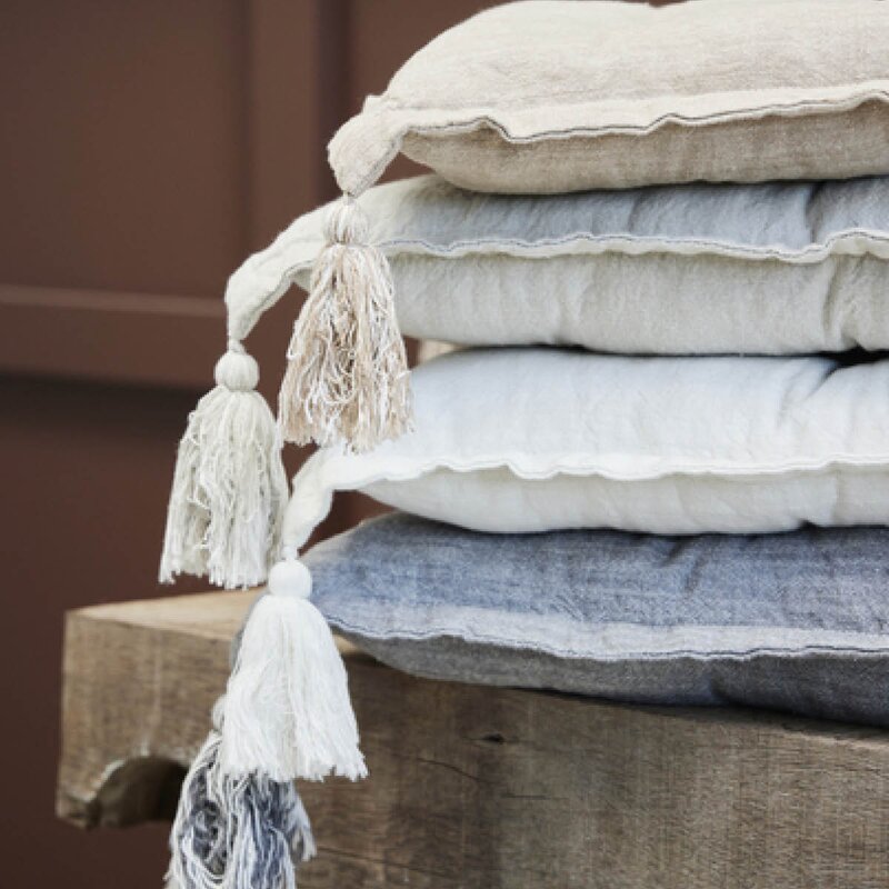 Lene Bjerre Felima pute 45x45 cm hvit