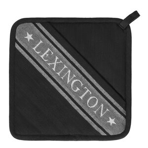 Lexington Icons gryteholder stjerne 25x25 cm svart/hvit