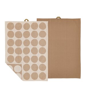 Södahl Bubbles kjøkkenhåndkle 50x70 cm 2 stk warm taupe