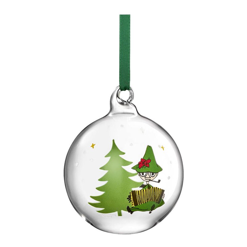Muurla Mummi julekule 7 cm gran grønn