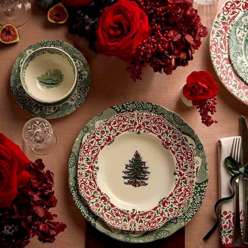 Spode Christmas Tree Yuletide kuvertallerken 20 cm
