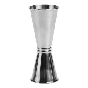 Exxent Jigger 2/4 cl avrundede kanter stål