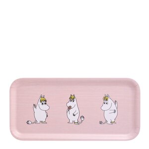 Muurla Mummi brett 13x27 cm Snorkfrøken rosa