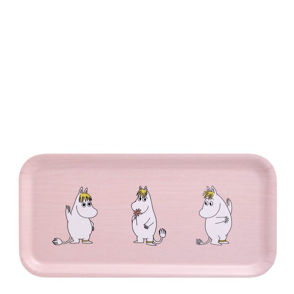Muurla Mummi brett 13x27 cm Snorkfrøken rosa