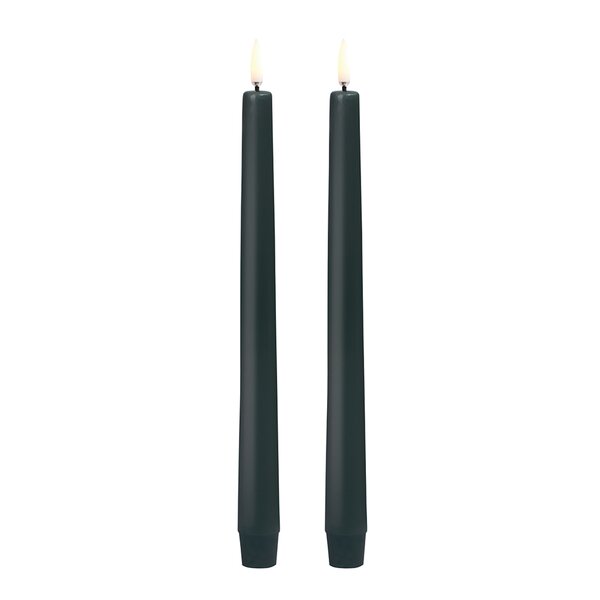 Uyuni Lighting – Taper Candles kronelys 2,3×25 cm 2 stk svart