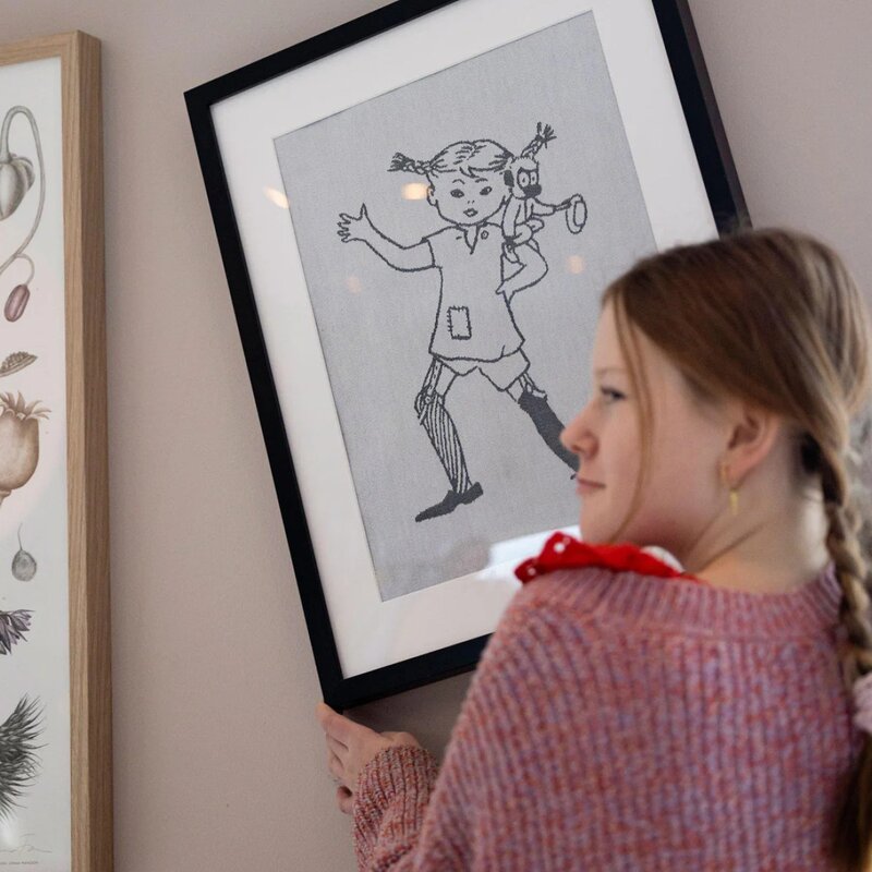 Ekelund Pippi kjøkkenhåndkle 35x50 cm Pippilotta