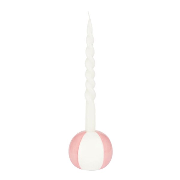 Balvi Floats lysestake 8 cm Beachball rosa