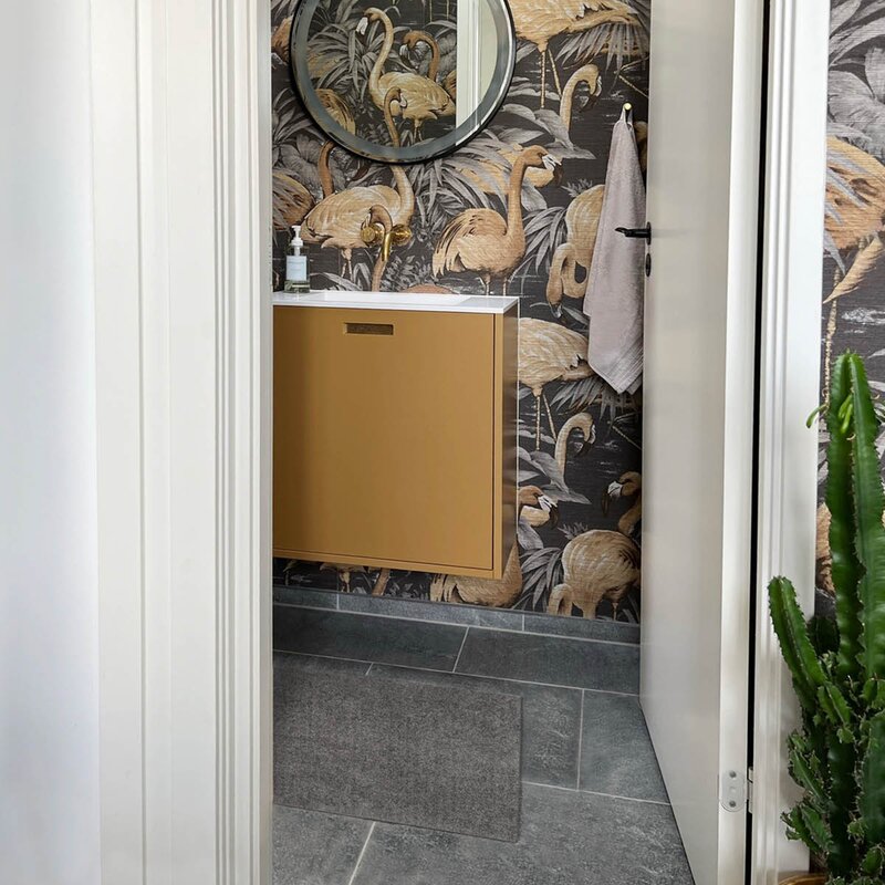 Tica Copenhagen Unicolor gulvmatte 40x60 cm steelgrey