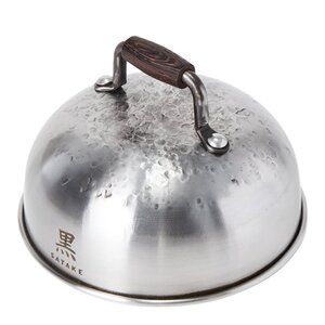 Satake Kuro matkuppel/cloche 16,7 cm brun/rustfri